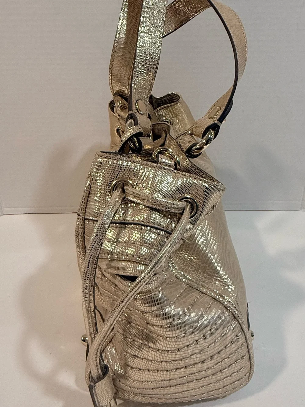 Juicy Couture Metallic Gold Satchel